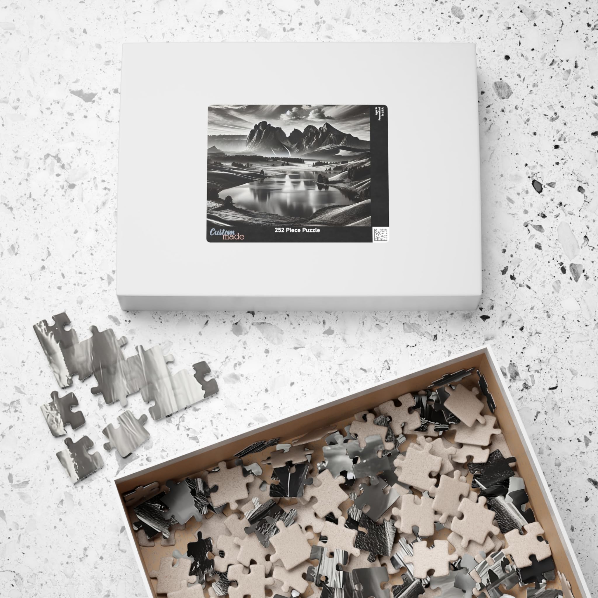 Amazon.com: Impossible Black and White Monochromatic Landscape